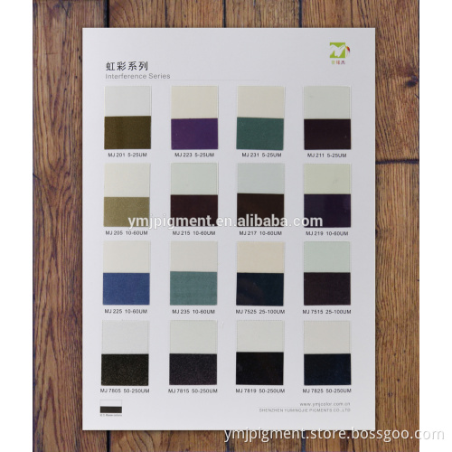 YMJ Pearlescent Effect Pigments for Paper Coating